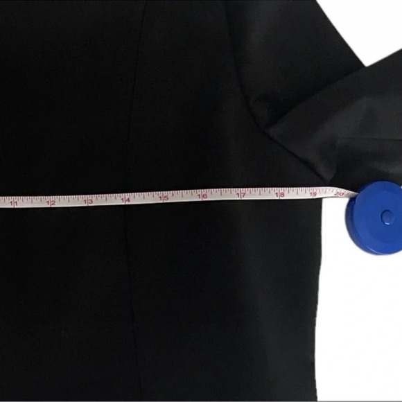 ANGELO MARANI Italian Designer Long Sleeves Black Blazer Size 48 (US L) - Picture 10 of 16